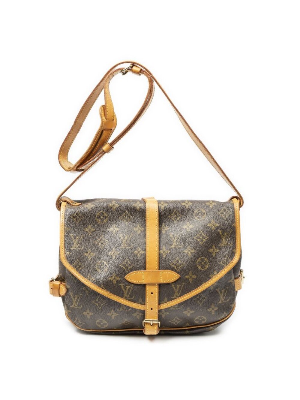 Louis Vuitton Saumur Brown Monogram Canvas Crossbody